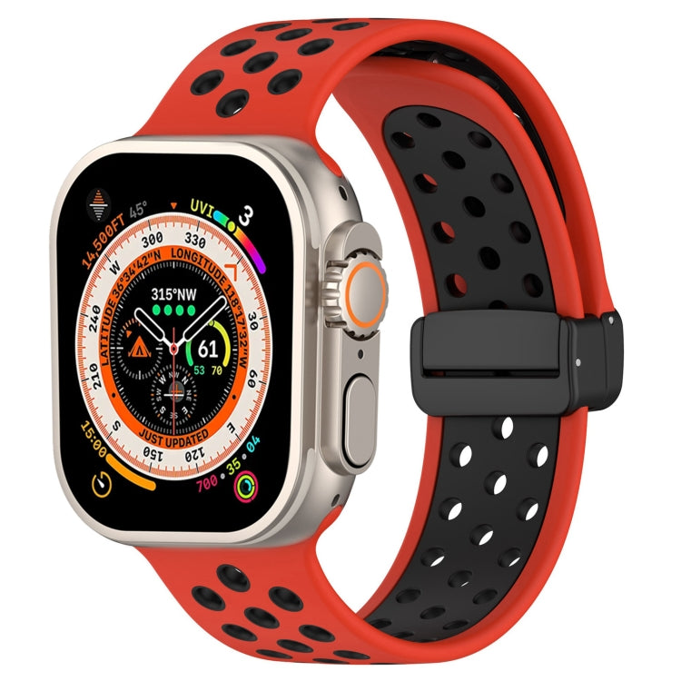 磁扣矽膠錶帶，適用於 Apple Watch Ultra 49mm，適用於 Apple Watch SE 2023 44mm，適用於 Apple Watch SE 2023 40mm