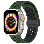 磁扣矽膠錶帶，適用於 Apple Watch Ultra 49mm，適用於 Apple Watch SE 2023 44mm，適用於 Apple Watch SE 2023 40mm