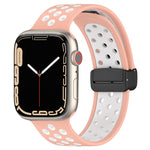 磁扣矽膠錶帶，適用於 Apple Watch SE 40mm，適用於 Apple Watch SE 44mm，適用於 Apple Watch 6 40mm