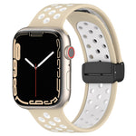 磁扣矽膠錶帶，適用於 Apple Watch SE 40mm，適用於 Apple Watch SE 44mm，適用於 Apple Watch 6 40mm