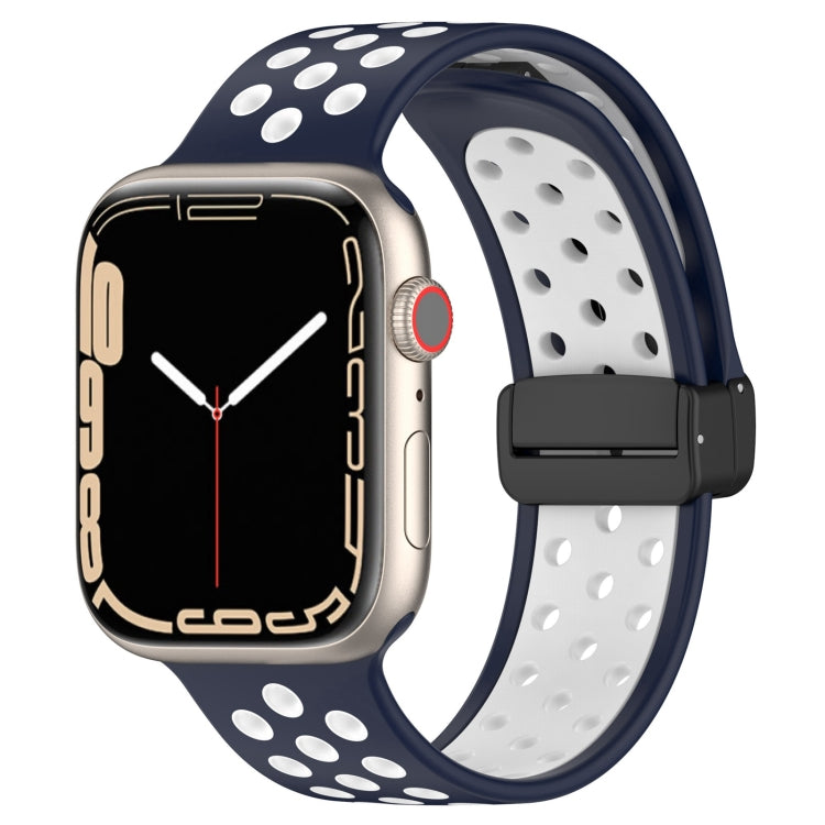 磁扣矽膠錶帶，適用於 Apple Watch 6 44mm，適用於 Apple Watch 5 44mm，適用於 Apple Watch 5 40mm