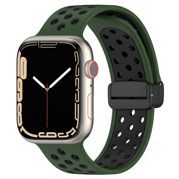 磁扣矽膠錶帶，適用於 Apple Watch 3 42mm，適用於 Apple Watch 2 42mm，適用於 Apple Watch 2 38mm