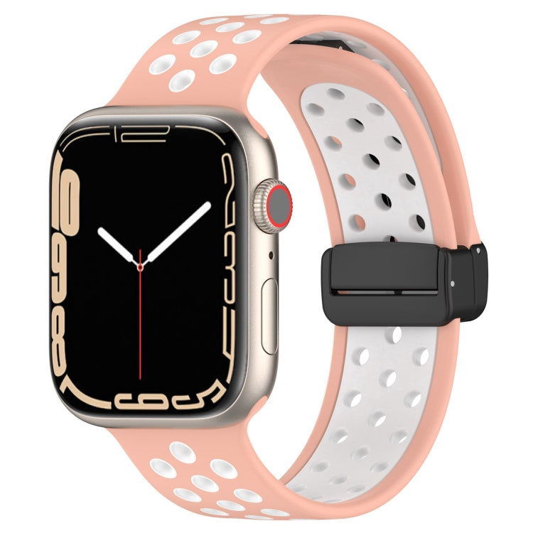 磁扣矽膠錶帶，適用於 Apple Watch 42mm，適用於 Apple Watch 38mm
