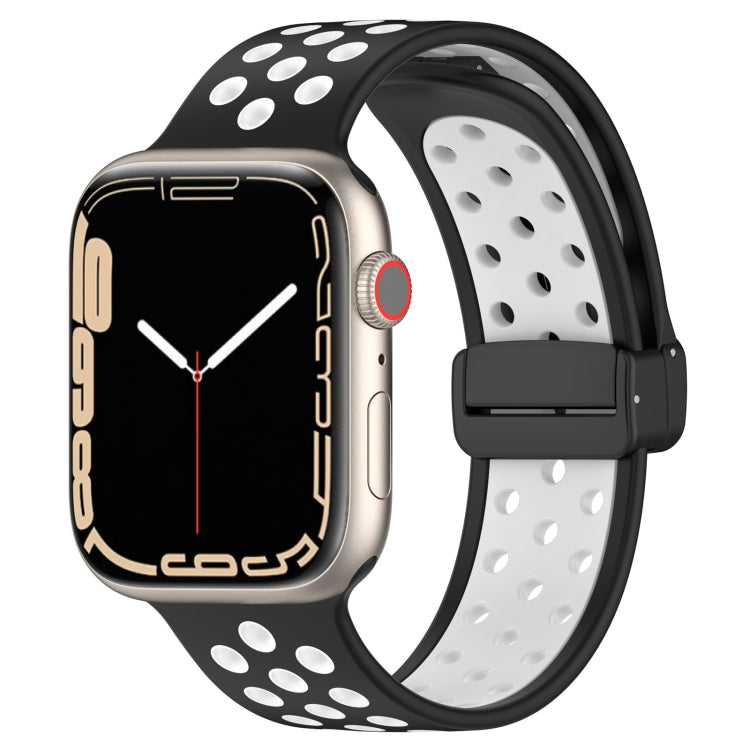 磁扣矽膠錶帶，適用於 Apple Watch 42mm，適用於 Apple Watch 38mm