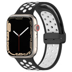 磁扣矽膠錶帶，適用於 Apple Watch 42mm，適用於 Apple Watch 38mm