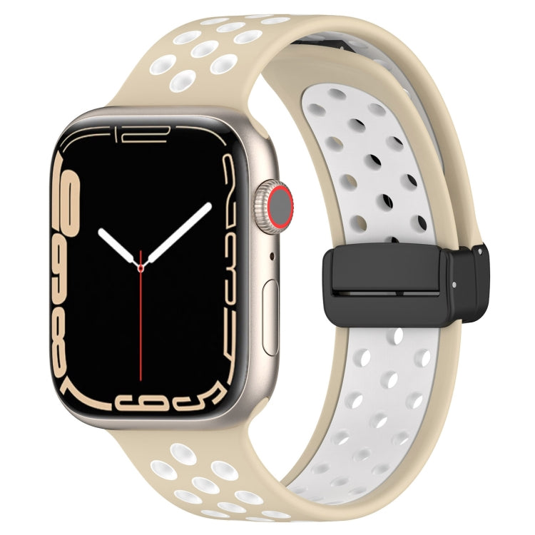 磁扣矽膠錶帶，適用於 Apple Watch 42mm，適用於 Apple Watch 38mm