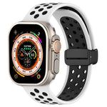 磁扣矽膠錶帶，適用於 Apple Watch Ultra 49mm，適用於 Apple Watch SE 2023 44mm，適用於 Apple Watch SE 2023 40mm