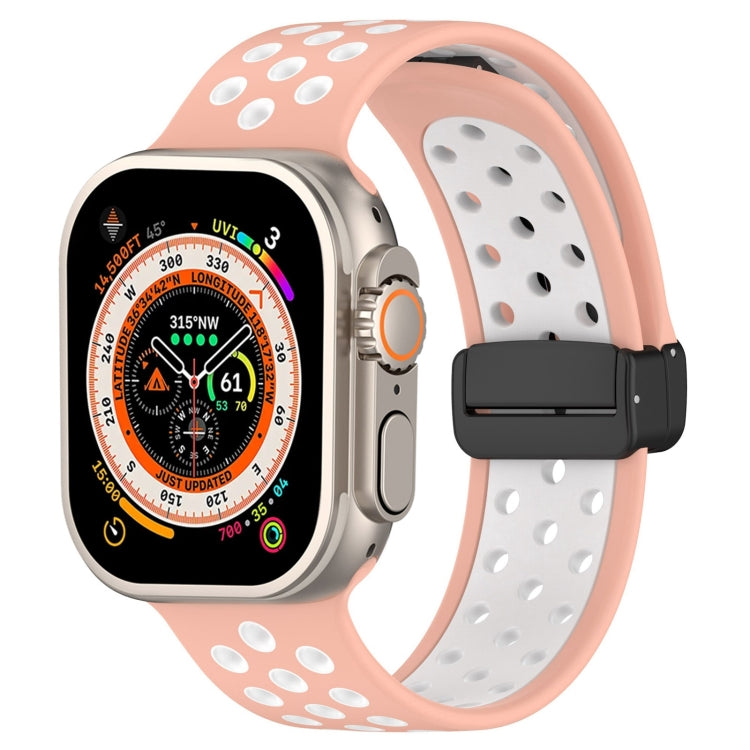 磁扣矽膠錶帶，適用於 Apple Watch Ultra 49mm，適用於 Apple Watch SE 2023 44mm，適用於 Apple Watch SE 2023 40mm