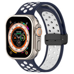 磁扣矽膠錶帶，適用於 Apple Watch Ultra 49mm，適用於 Apple Watch SE 2023 44mm，適用於 Apple Watch SE 2023 40mm