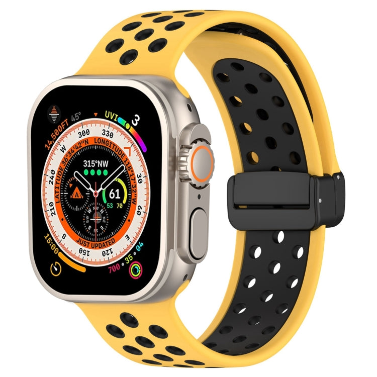 磁扣矽膠錶帶，適用於 Apple Watch Ultra 49mm，適用於 Apple Watch SE 2023 44mm，適用於 Apple Watch SE 2023 40mm