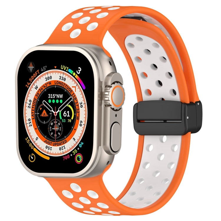 磁扣矽膠錶帶，適用於 Apple Watch Ultra 49mm，適用於 Apple Watch SE 2023 44mm，適用於 Apple Watch SE 2023 40mm