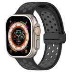 磁扣矽膠錶帶，適用於 Apple Watch Ultra 49mm，適用於 Apple Watch SE 2023 44mm，適用於 Apple Watch SE 2023 40mm