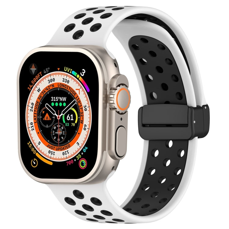 磁扣矽膠錶帶，適用於 Apple Watch 8 41mm，適用於 Apple Watch 8 45mm，適用於 Apple Watch Ultra 2 49mm