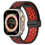 磁扣矽膠錶帶，適用於 Apple Watch 8 41mm，適用於 Apple Watch 8 45mm，適用於 Apple Watch Ultra 2 49mm