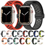 磁扣矽膠錶帶，適用於 Apple Watch 6 44mm，適用於 Apple Watch 5 44mm，適用於 Apple Watch 5 40mm