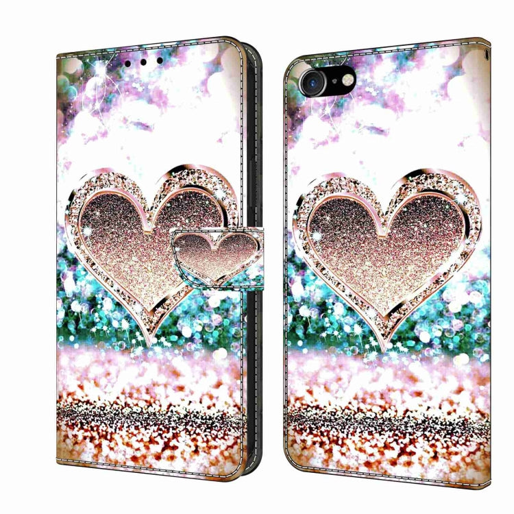 Crystal 3D Shockproof Protective Leather Phone Case, For iPhone 6 Plus / 7 Plus / 8 Plus, For iPhone 6 / 7