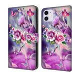 Crystal 3D Shockproof Protective Leather Phone Case, For iPhone 11 Pro Max, For iPhone 11