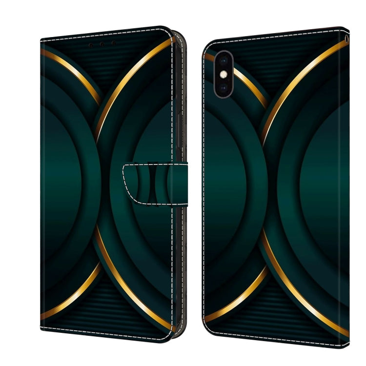 Crystal 3D Shockproof Protective Leather Phone Case, For iPhone XR, For iPhone XS Max