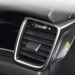 For Porsche Panamera Left Driving Car Air Conditioning Air Outlet Paddle, Rear Row, Right Side, Middle, Left Side