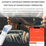 ET540 1.91 吋 IP67 防水矽膠錶帶智慧手錶，支援心電圖 / 非侵入式血糖測量，ET540（藍色），ET540（紅色）