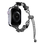 珍珠手鍊金屬錶帶，適用於 Apple Watch 42mm、Apple Watch 38mm
