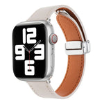 磁扣皮膚觸感皮革錶帶，適用於 Apple Watch Series 4 40mm，適用於 Apple Watch 38mm，適用於 Apple Watch Series 3 38mm，適用於 Apple Watch Series 3 42mm，適用於 Apple Watch Series 2 42mm，適用於 Apple Watch Series 2 38mm