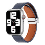 磁扣皮膚觸感皮革錶帶，適用於 Apple Watch Series 4 40mm，適用於 Apple Watch 38mm，適用於 Apple Watch Series 3 38mm，適用於 Apple Watch Series 3 42mm，適用於 Apple Watch Series 2 42mm，適用於 Apple Watch Series 2 38mm