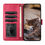 貓咪壓紋皮革手機殼附掛繩，適用於 iPhone 11 Pro，適用於 iPhone XS Max，適用於 iPhone X，適用於 iPhone 7 Plus / 8 Plus