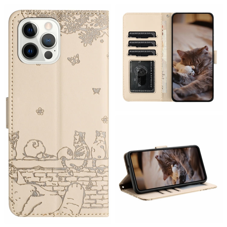 貓咪壓紋皮革手機殼附掛繩，適用於 iPhone 16e / 17e，適用於 iPhone 17 Pro Max，適用於 iPhone 17 Pro，適用於 iPhone 17，適用於 iPhone Air，適用於 iPhone 16 Pro Max，適用於 iPhone 16 Pro，適用於 iPhone 16 Plus，適用於 iPhone 16