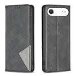 菱形紋磁吸皮革手機殼，適用於 iPhone 17 Pro Max、iPhone 17 Pro、iPhone 17、iPhone Air、iPhone 16 Pro Max、iPhone 16 Pro、iPhone 16 Plus、iPhone 16