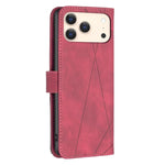磁扣菱形紋皮革手機殼，適用於 iPhone 17 Pro Max、iPhone 17 Pro、iPhone 17、iPhone Air、iPhone 16 Pro Max、iPhone 16 Pro、iPhone 16 Plus、iPhone 16