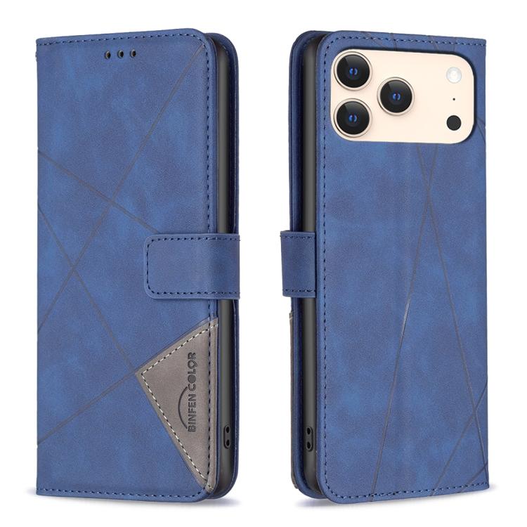 磁扣菱形紋皮革手機殼，適用於 iPhone 17 Pro Max、iPhone 17 Pro、iPhone 17、iPhone Air、iPhone 16 Pro Max、iPhone 16 Pro、iPhone 16 Plus、iPhone 16