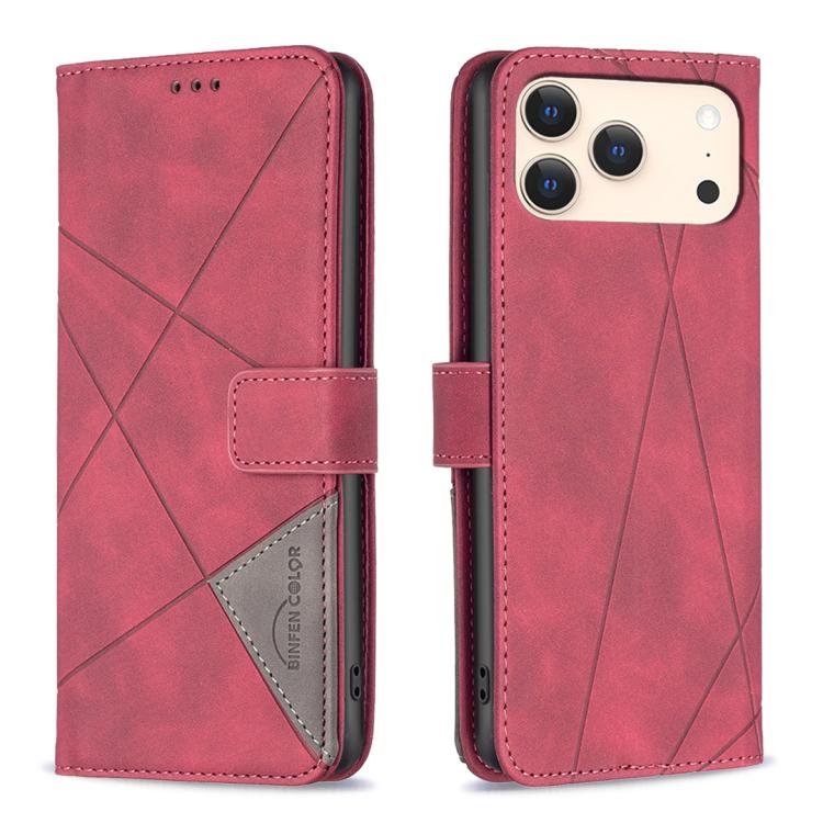 磁扣菱形紋皮革手機殼，適用於 iPhone 17 Pro Max、iPhone 17 Pro、iPhone 17、iPhone Air、iPhone 16 Pro Max、iPhone 16 Pro、iPhone 16 Plus、iPhone 16