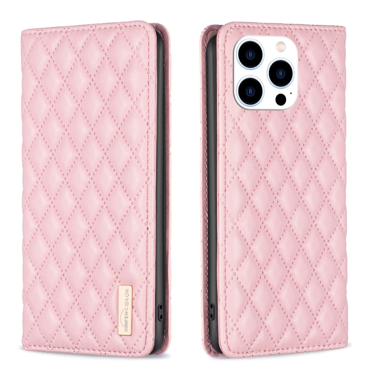 鑽石格紋磁吸皮革翻蓋手機殼，適用於 iPhone 17 Pro Max、iPhone 17 Pro、iPhone 17、iPhone Air、iPhone 16 Pro Max、iPhone 16 Pro、iPhone 16 Plus、iPhone 16