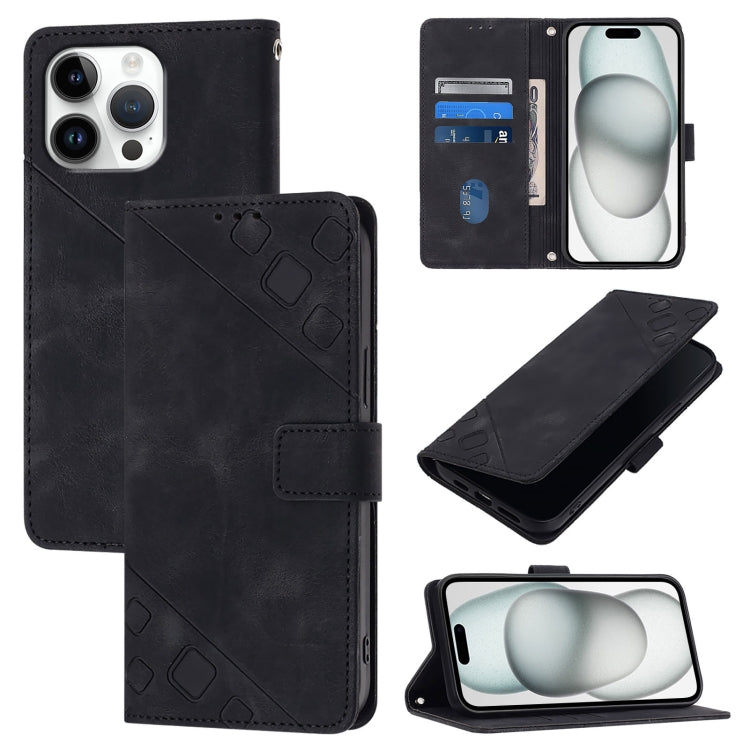 肌膚觸感壓紋皮革手機殼，適用於 iPhone 17 Pro Max、iPhone 17 Pro、iPhone 17、iPhone Air、iPhone SE 2024、iPhone 16 Pro Max、iPhone 16 Pro、iPhone 16 Plus