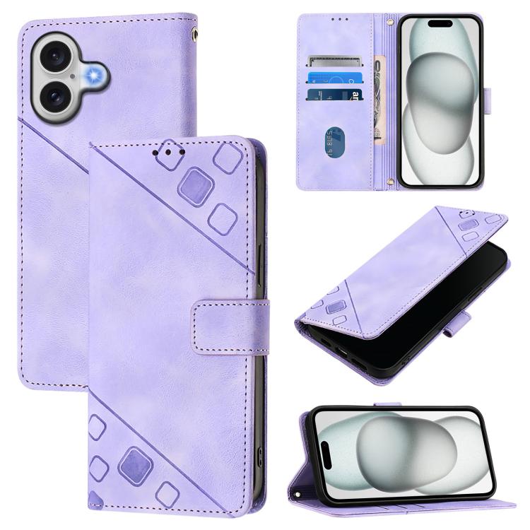 肌膚觸感壓紋皮革手機殼，適用於 iPhone 17 Pro Max、iPhone 17 Pro、iPhone 17、iPhone Air、iPhone SE 2024、iPhone 16 Pro Max、iPhone 16 Pro、iPhone 16 Plus