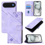 肌膚觸感壓紋皮革手機殼，適用於 iPhone 17 Pro Max、iPhone 17 Pro、iPhone 17、iPhone Air、iPhone SE 2024、iPhone 16 Pro Max、iPhone 16 Pro、iPhone 16 Plus