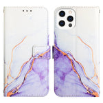 PT003 大理石紋翻蓋皮革手機殼，適用於 iPhone 15 Pro Max、iPhone 15 Pro、iPhone 15 Plus、iPhone 15、iPod Touch 7 / 6 / 5