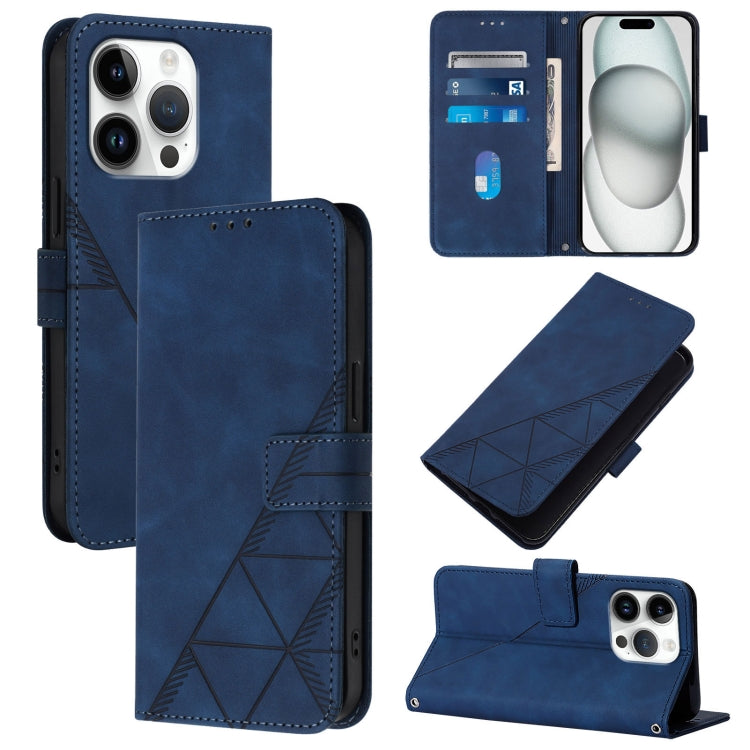 斜背3D壓紋翻蓋皮革手機殼，適用於 iPhone 16e / 17e、iPhone 17 Pro Max、iPhone 17 Pro、iPhone 17、iPhone Air、iPhone 16 Pro Max、iPhone 16 Pro、iPhone 16 Plus