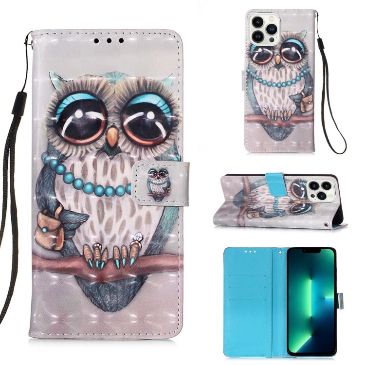 3D 繪畫橫向翻蓋皮革手機殼，適用於 iPhone 16 Pro、iPhone 16 Plus、iPhone 16、iPhone 15 Pro Max、iPhone 15 Pro、iPhone 15 Plus