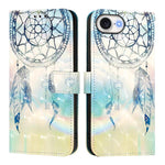 3D 繪畫橫向翻蓋皮革手機殼，適用於 iPhone 17e / 16e、iPhone 17 Pro Max、iPhone 17 Pro、iPhone 17、iPhone Air、iPhone 16 Pro Max