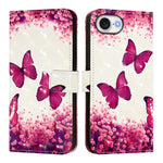 3D 繪畫橫向翻蓋皮革手機殼，適用於 iPhone 17e / 16e、iPhone 17 Pro Max、iPhone 17 Pro、iPhone 17、iPhone Air、iPhone 16 Pro Max