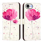 3D 繪畫橫向翻蓋皮革手機殼，適用於 iPhone 17e / 16e、iPhone 17 Pro Max、iPhone 17 Pro、iPhone 17、iPhone Air、iPhone 16 Pro Max