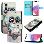 3D 繪畫橫向翻蓋皮革手機殼，適用於 iPhone 17e / 16e、iPhone 17 Pro Max、iPhone 17 Pro、iPhone 17、iPhone Air、iPhone 16 Pro Max