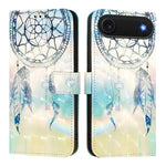 3D 繪畫橫向翻蓋皮革手機殼，適用於 iPhone 17e / 16e、iPhone 17 Pro Max、iPhone 17 Pro、iPhone 17、iPhone Air、iPhone 16 Pro Max