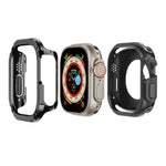 2 合 1 PC 混合 TPU 防護錶殼，適用於 Apple Watch Series 6 / 5 / 4 / SE 44mm，適用於 Apple Watch Series 6 / 5 / 4 / SE 40mm，適用於 Apple Watch Ultra 3 / 2 / 1 49mm，適用於 Apple Watch Series 9 / 8 / 7 45mm，適用於 Apple Watch Series 9 / 8 / 7 41mm