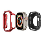 2 合 1 PC 混合 TPU 防護錶殼，適用於 Apple Watch Series 6 / 5 / 4 / SE 44mm，適用於 Apple Watch Series 6 / 5 / 4 / SE 40mm，適用於 Apple Watch Ultra 3 / 2 / 1 49mm，適用於 Apple Watch Series 9 / 8 / 7 45mm，適用於 Apple Watch Series 9 / 8 / 7 41mm