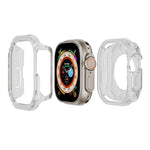 2 合 1 PC 混合 TPU 防護錶殼，適用於 Apple Watch Series 6 / 5 / 4 / SE 44mm，適用於 Apple Watch Series 6 / 5 / 4 / SE 40mm，適用於 Apple Watch Ultra 3 / 2 / 1 49mm，適用於 Apple Watch Series 9 / 8 / 7 45mm，適用於 Apple Watch Series 9 / 8 / 7 41mm