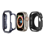 2 合 1 PC 混合 TPU 防護錶殼，適用於 Apple Watch Series 6 / 5 / 4 / SE 44mm，適用於 Apple Watch Series 6 / 5 / 4 / SE 40mm，適用於 Apple Watch Ultra 3 / 2 / 1 49mm，適用於 Apple Watch Series 9 / 8 / 7 45mm，適用於 Apple Watch Series 9 / 8 / 7 41mm
