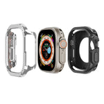 2 合 1 PC 混合 TPU 防護錶殼，適用於 Apple Watch Series 6 / 5 / 4 / SE 44mm，適用於 Apple Watch Series 6 / 5 / 4 / SE 40mm，適用於 Apple Watch Ultra 3 / 2 / 1 49mm，適用於 Apple Watch Series 9 / 8 / 7 45mm，適用於 Apple Watch Series 9 / 8 / 7 41mm
